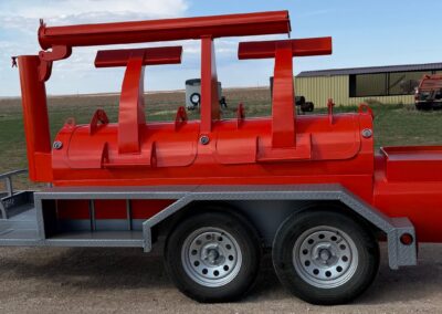 bbq SMOKER SIDE VIEW FULL