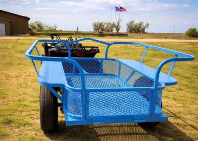 tow-trailer rear view